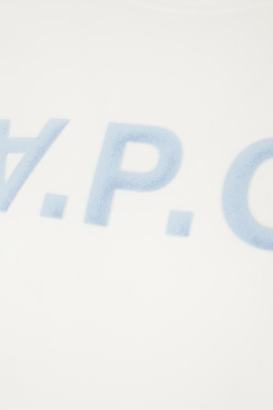 24FW 아페쎄 긴팔 티셔츠 COHBPM27922 TAC BLANC BLEU - A.P.C.