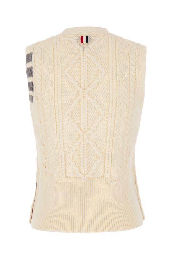  톰브라운 베스트 FKV181A Y1024100 White - THOM BROWNE