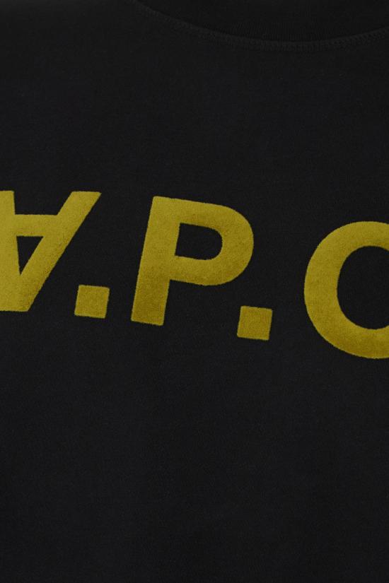 24FW 아페쎄 긴팔 티셔츠 COHBPM27922 TZG NOIR KAKI - A.P.C.