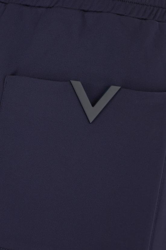  발렌티노 가라바니 스트레이트 팬츠 5V3MD04QA8M 671 NAVY AVORIO - VALENTINO GARAVANI