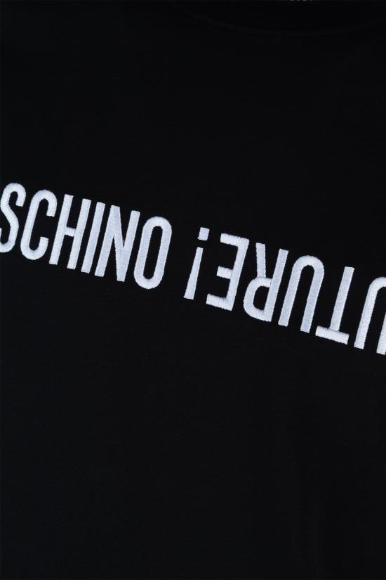 24FW 모스키노 반팔 티셔츠 242ZR0703 1555 FANTASIA NERO - MOSCHINO