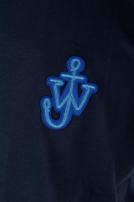 24FW JW앤더슨 반팔 티셔츠 JT0061PG0772 888 NAVY - JW ANDERSON