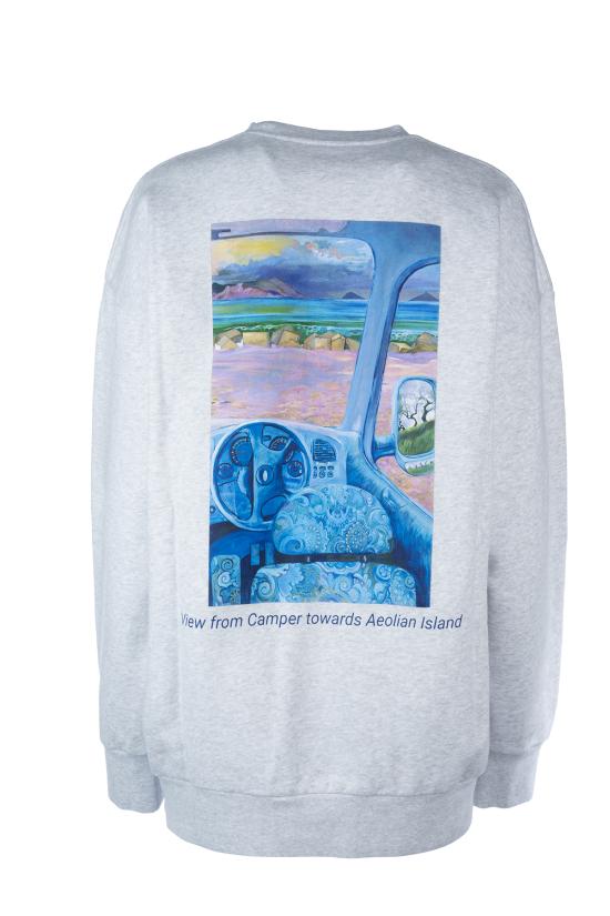 24FW JW앤더슨 긴팔 티셔츠 JW0194PG1386 905 LIGHT GREY MELANGE - JW ANDERSON