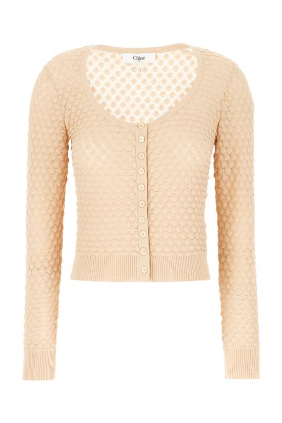 24FW 끌로에 가디건 CHC24AMC13630 6J4 LIGHT NUDE