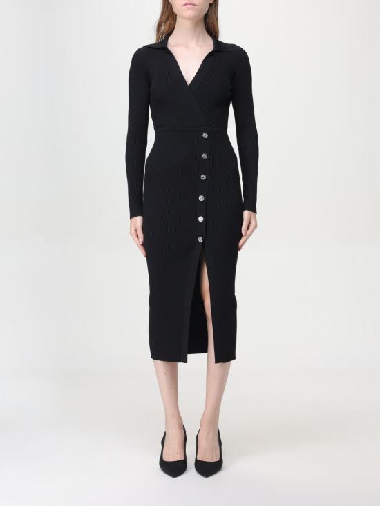 24FW 핑코 미디 원피스 104033A239 Z99 Black