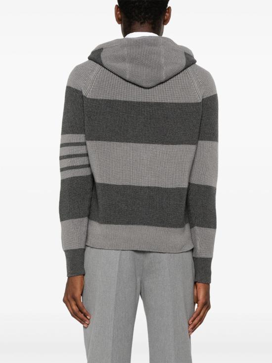  톰브라운 후드 티셔츠 MKA513AY2011 982 TONAL GREY - THOM BROWNE