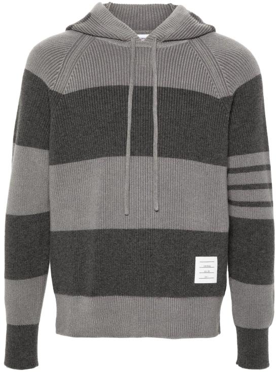  톰브라운 후드 티셔츠 MKA513AY2011 982 TONAL GREY