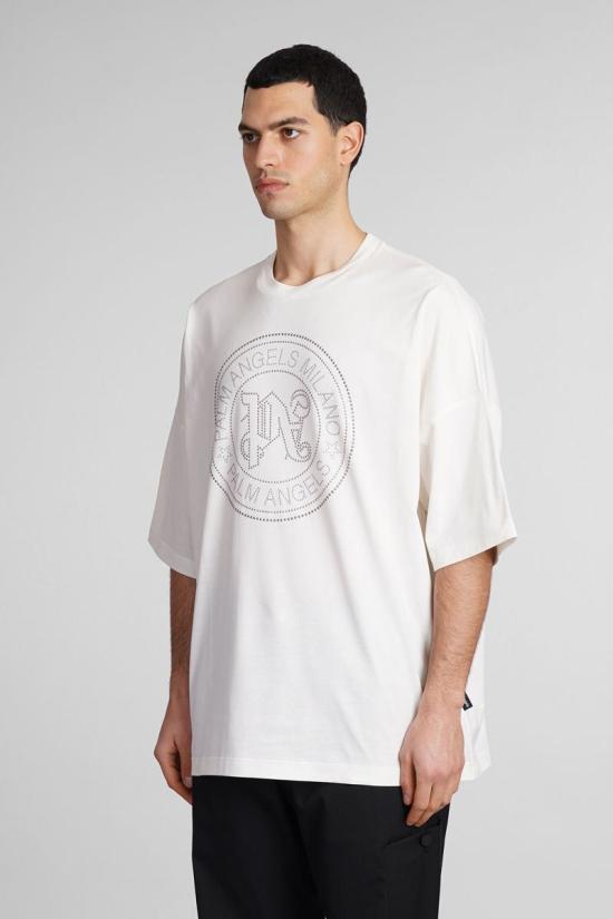  팜앤젤스 반팔 티셔츠 397679 PMAA041R24JER001 Beige - PALM ANGELS