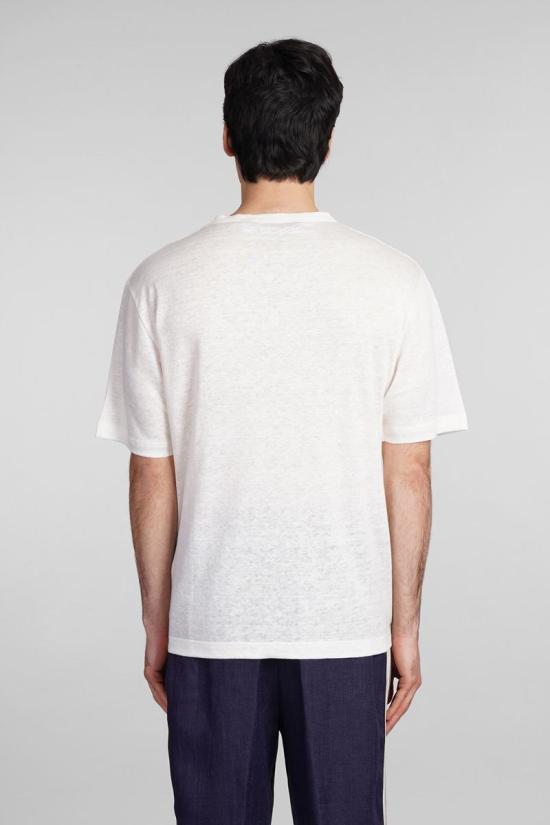  팜앤젤스 반팔 티셔츠 400674 PMAA091S24FAB001 Beige - PALM ANGELS