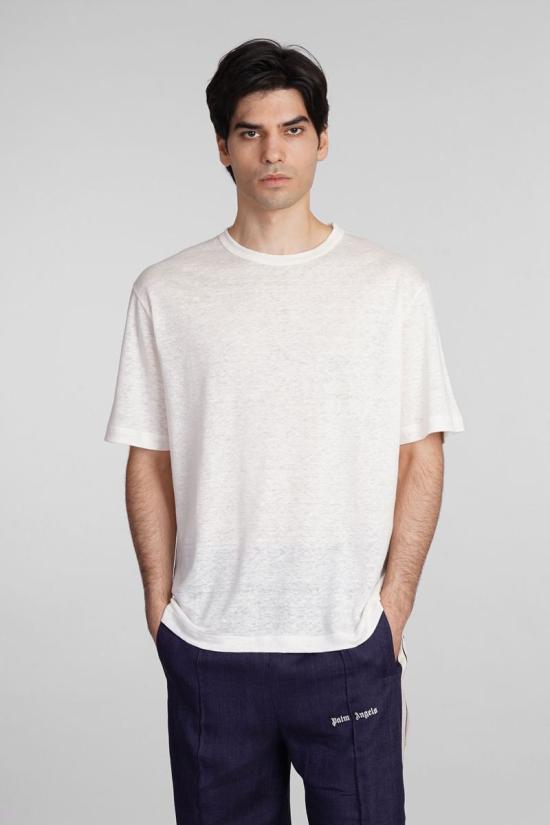  팜앤젤스 반팔 티셔츠 400674 PMAA091S24FAB001 Beige