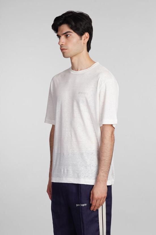  팜앤젤스 반팔 티셔츠 400674 PMAA091S24FAB001 Beige - PALM ANGELS