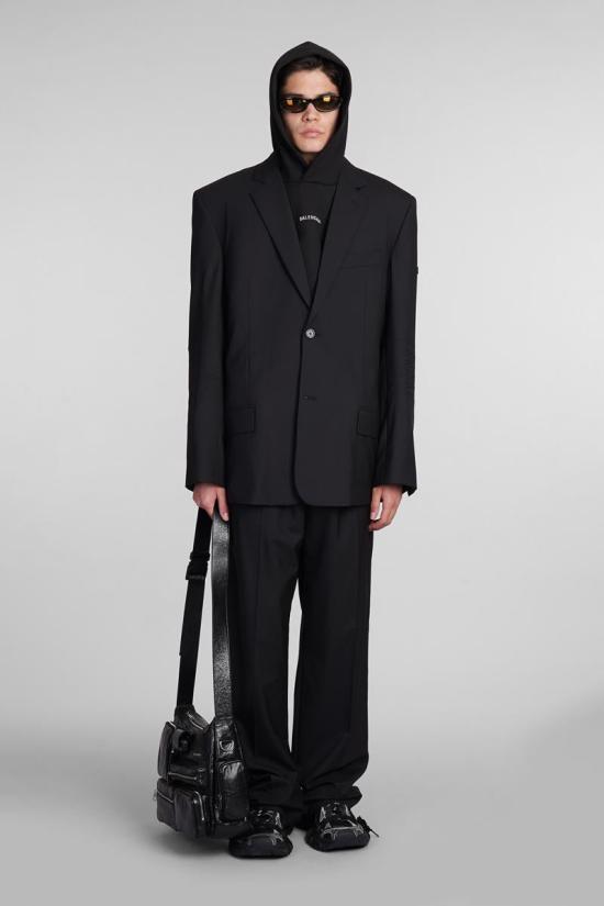  발렌시아가 베스트 400971 674430TLT15 Black - BALENCIAGA