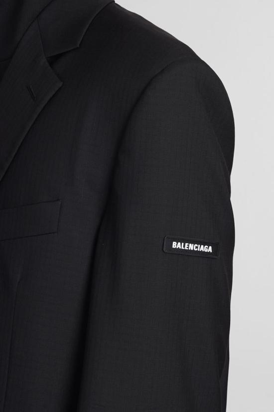  발렌시아가 베스트 400971 674430TLT15 Black - BALENCIAGA