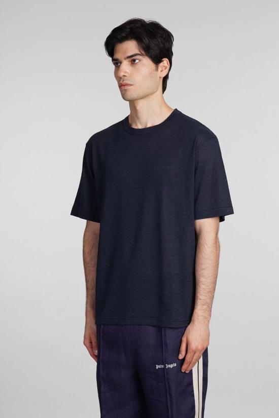  팜앤젤스 반팔 티셔츠 400675 PMAA091S24FAB001 Black - PALM ANGELS