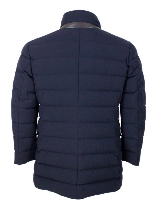 25FW 무레르 코스탄조 KN 싱글 브레스티드 다운 코트  COSTANZO KN402 DARK BLU - MOORER