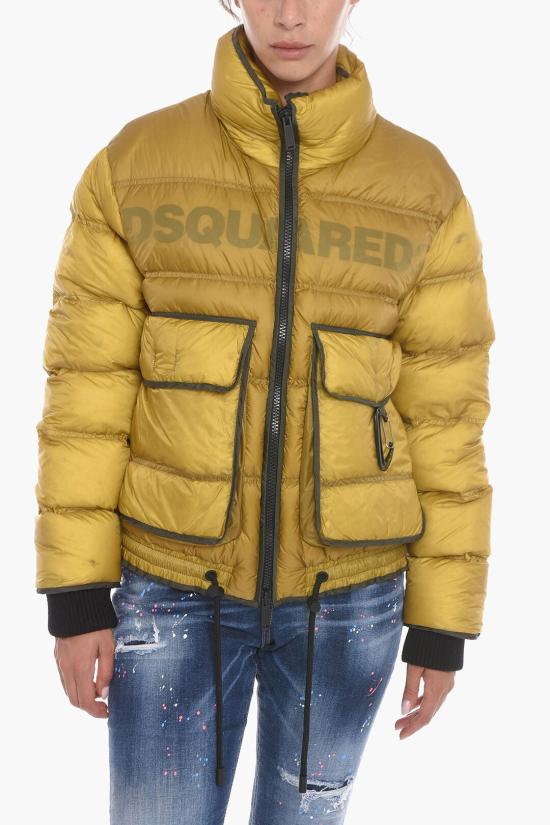 디스퀘어드2 숏패딩 S72AM0966 S60322 721 Yellow