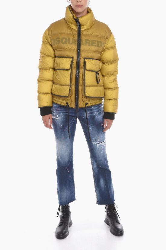  디스퀘어드2 숏패딩 S72AM0966 S60322 721 Yellow - DSQUARED2