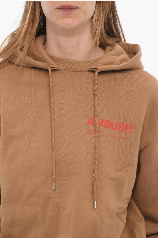  엠부시 후드 티셔츠 BWBB003F21FLE0016225 Brown - AMBUSH