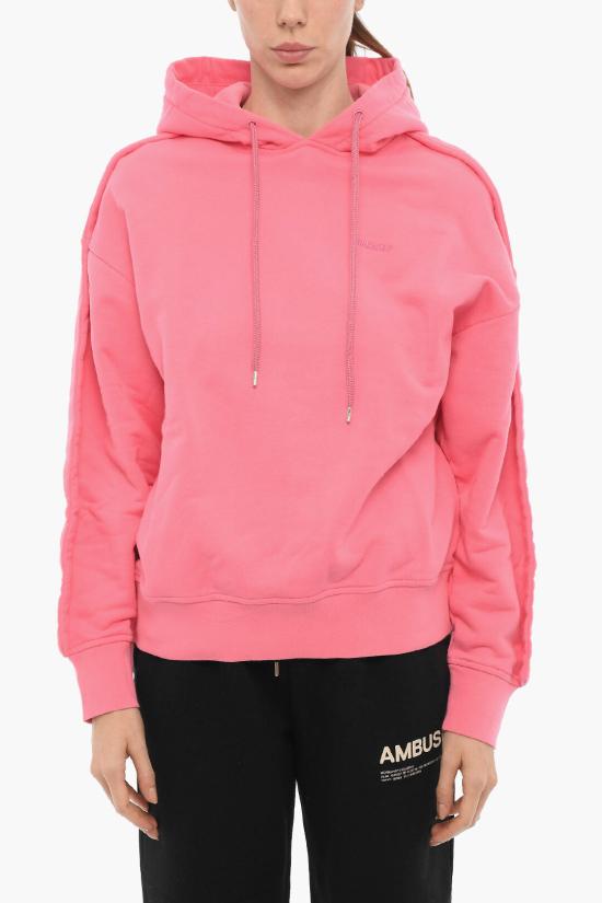  엠부시 후드 티셔츠 BWBB006F21FLE0013030 Pink