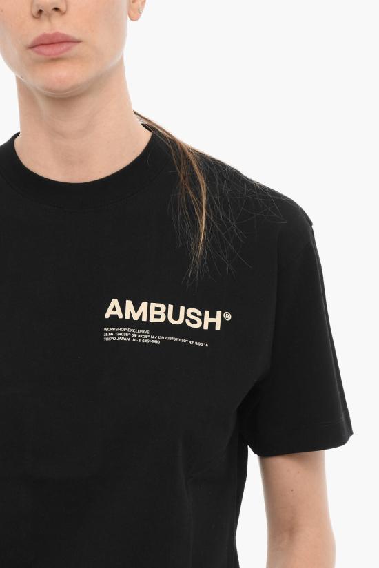  엠부시 반팔 티셔츠 BWAA022F21JER0011003 Black - AMBUSH