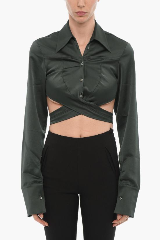  엠부시 셔츠 BWGA039F22FAB0064800 Green