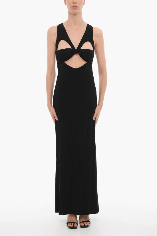  엠부시 롱 원피스 BWDB030F22JER0011000 Black