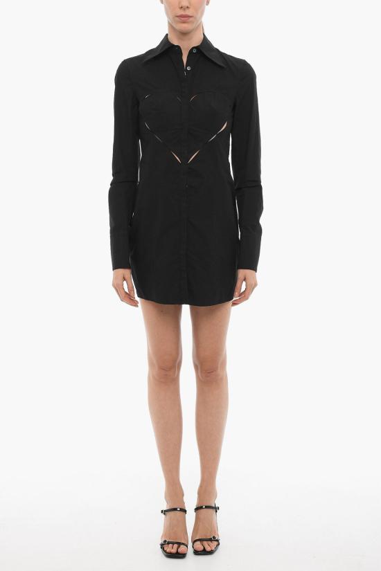  엠부시 숏 원피스 BWDB030F22FAB0011000 Black