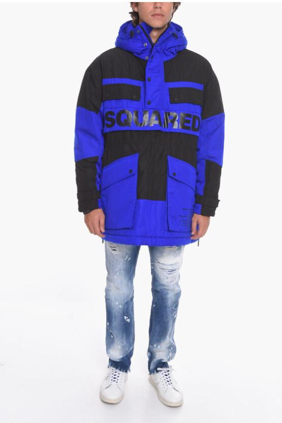  디스퀘어드2 롱패딩 S71AA0427 S60332 520 Blu Nero - DSQUARED2