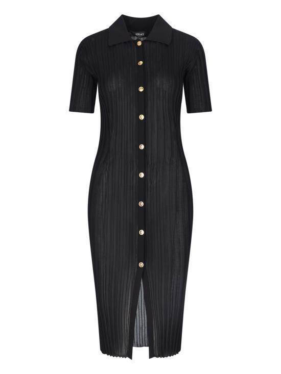 24FW 베르사체 미디 원피스 1015455 1A11058 1B000 Black