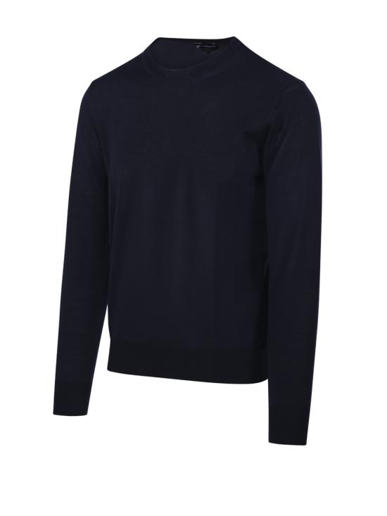 24FW 엠포리오 아르마니 스웨터 8N1M42 1M67Z 0922 BLU NAVY - EMPORIO ARMANI