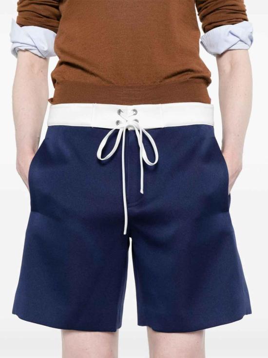  미우미우 숏팬츠 MP1788SOOO14N6F0W99 Blue - MIU MIU