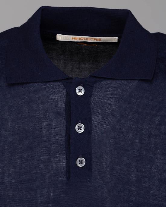 25SS 힌더스트리 폴로 티셔츠 POLOG 18 BLUEA0063 Blu - HINDUSTRIE