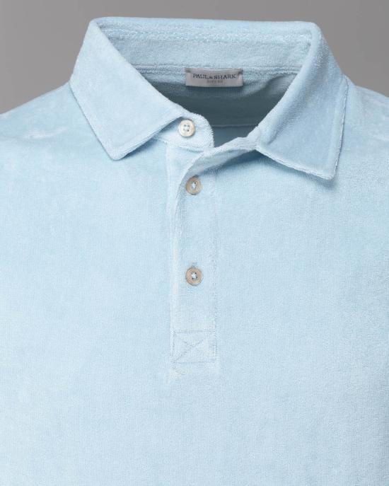 25SS 폴앤샤크 폴로 티셔츠 24411306 904 Celeste - PAUL & SHARK