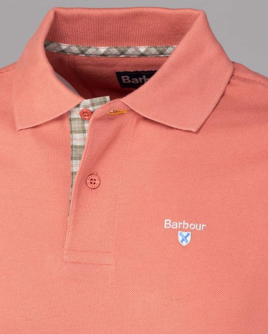 25SS 바버 폴로 티셔츠 241 MML0012 MML PI55 Rosa - BARBOUR