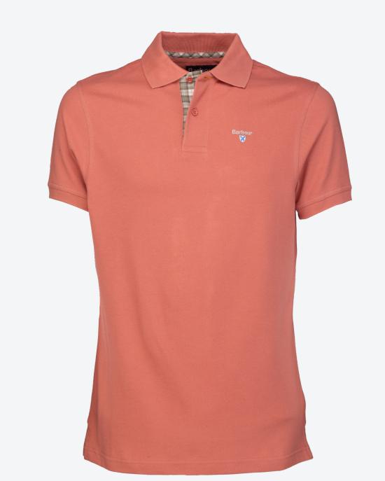 25SS 바버 폴로 티셔츠 241 MML0012 MML PI55 Rosa - BARBOUR