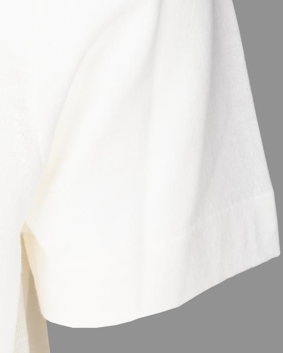 25SS 힌더스트리 반팔 티셔츠 T SHIRTG 18 ECRUA0025 Ecru - HINDUSTRIE