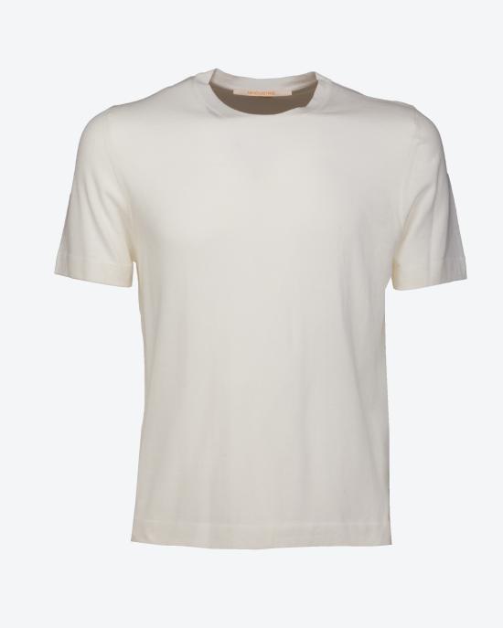 25SS 힌더스트리 반팔 티셔츠 T SHIRTG 18 ECRUA0025 Ecru - HINDUSTRIE