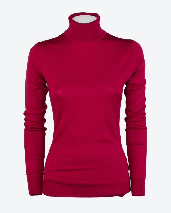  존스메들리 터틀넥 CATKINSWEATERRCLS SUNSETPINK Fucsia - JOHN SMEDLEY