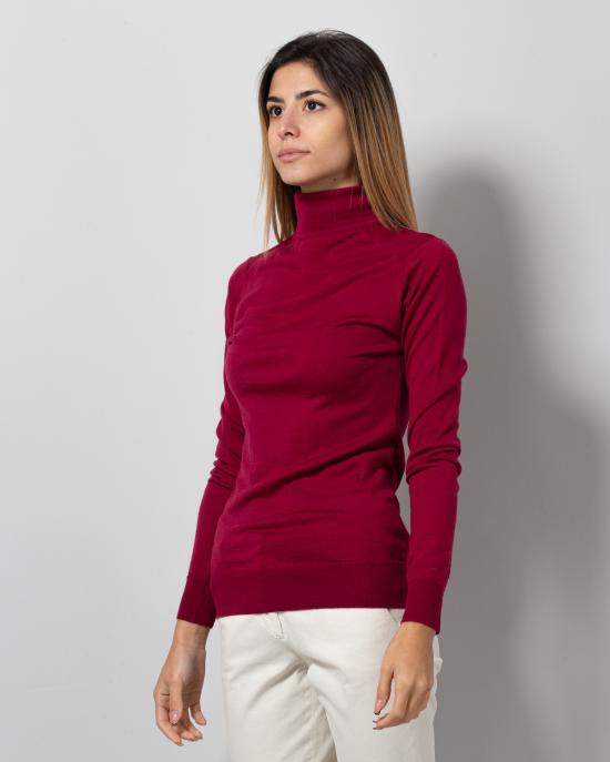  존스메들리 터틀넥 CATKINSWEATERRCLS SUNSETPINK Fucsia - JOHN SMEDLEY