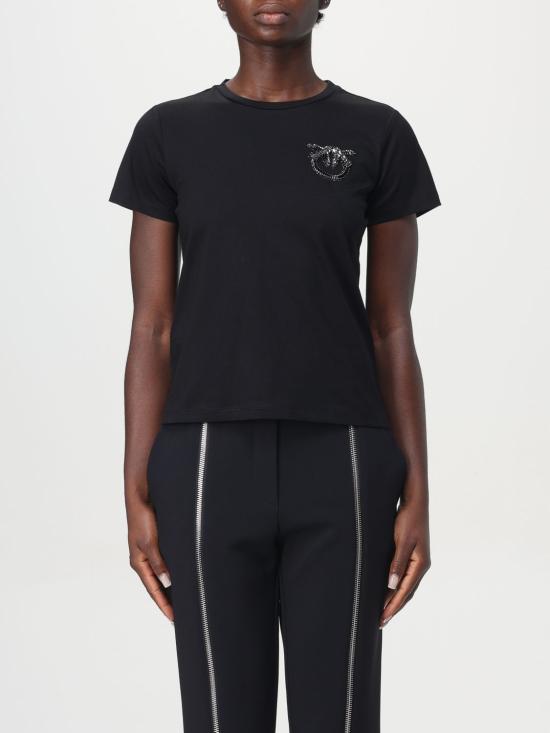 25FW 핑코 반팔 티셔츠 103320A24E Z99 Black