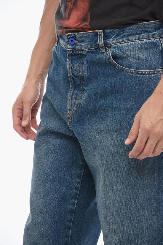  마르셀로 불론 데님 팬츠 CMYA033F23DEN0013400 Blue - MARCELO BURLON