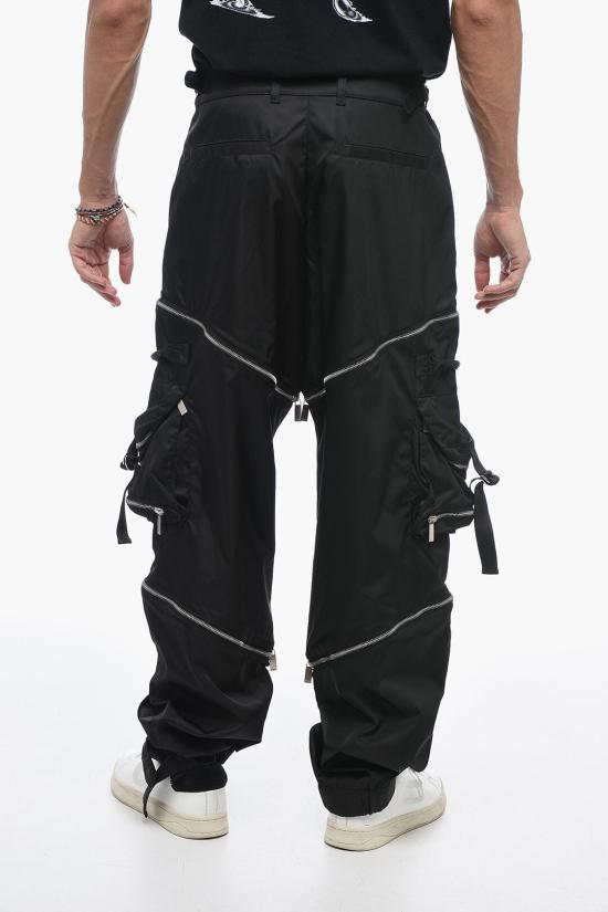  오프화이트 카고 팬츠 OMCF039F23FAB002 1000 Black - OFF WHITE