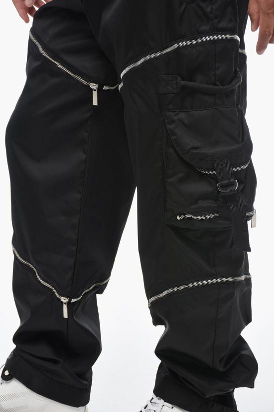  오프화이트 카고 팬츠 OMCF039F23FAB002 1000 Black - OFF WHITE