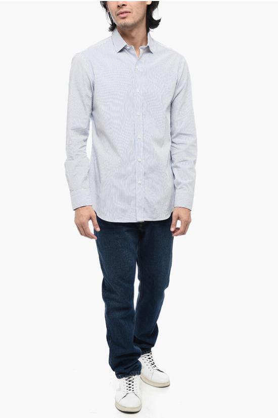  살바토레피콜로 긴팔 셔츠 OR29 CU White - SALVATORE PICCOLO