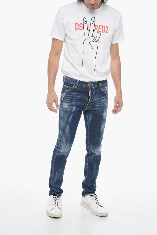  디스퀘어드2 데님 팬츠 S74LB1336 S30664 470 Blue - DSQUARED2