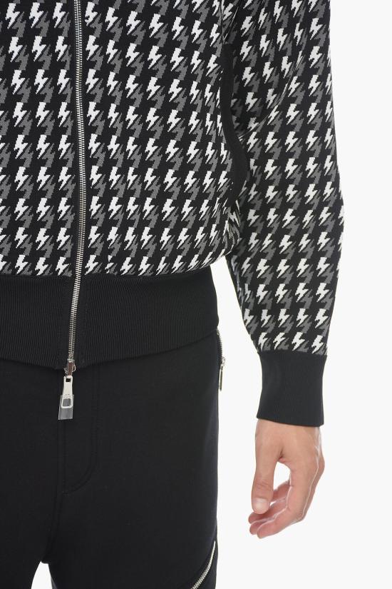  닐바렛 봄버 자켓 NBV7MA165A V609C 014 Black - NEIL BARRETT