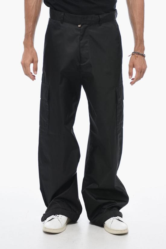  오프화이트 카고 팬츠 OMCF037F23 FAB005 1010 Black