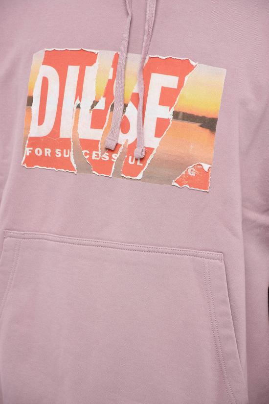  디젤 후드 티셔츠 A11258 0EJAA 64U Violet - DIESEL