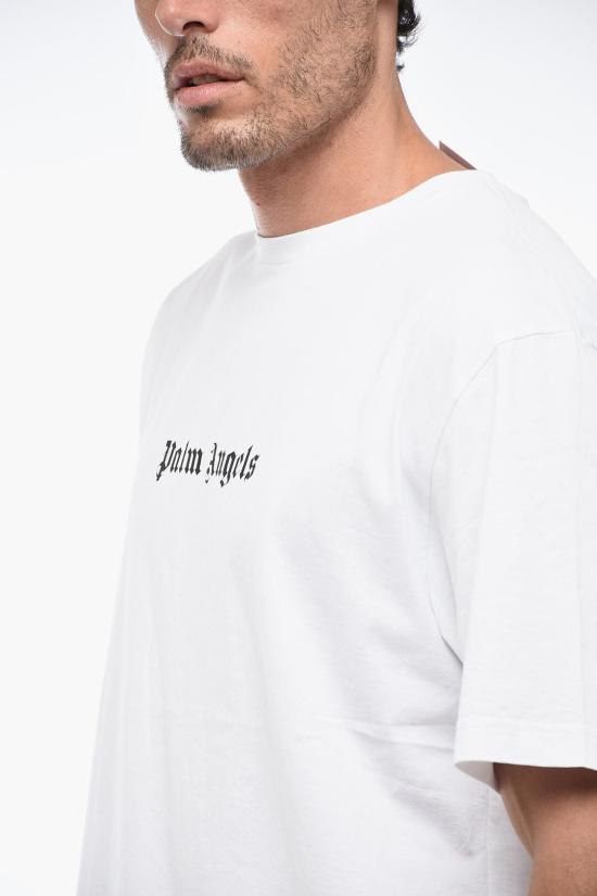  팜앤젤스 반팔 티셔츠 PMAA089F23JER0020110 White - PALM ANGELS