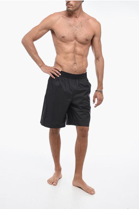  지방시 스윔팬츠 BM518 Q14DG 001 Black - GIVENCHY